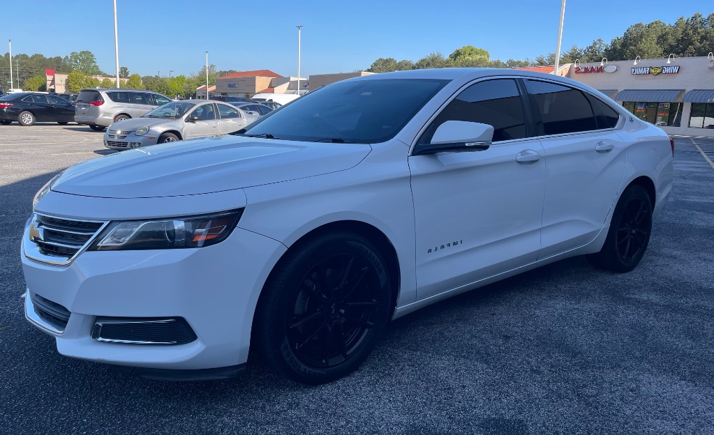 White 2015 Chevrolet Impala 1LT FWD Sedan Front-Wheel Drive Automatic