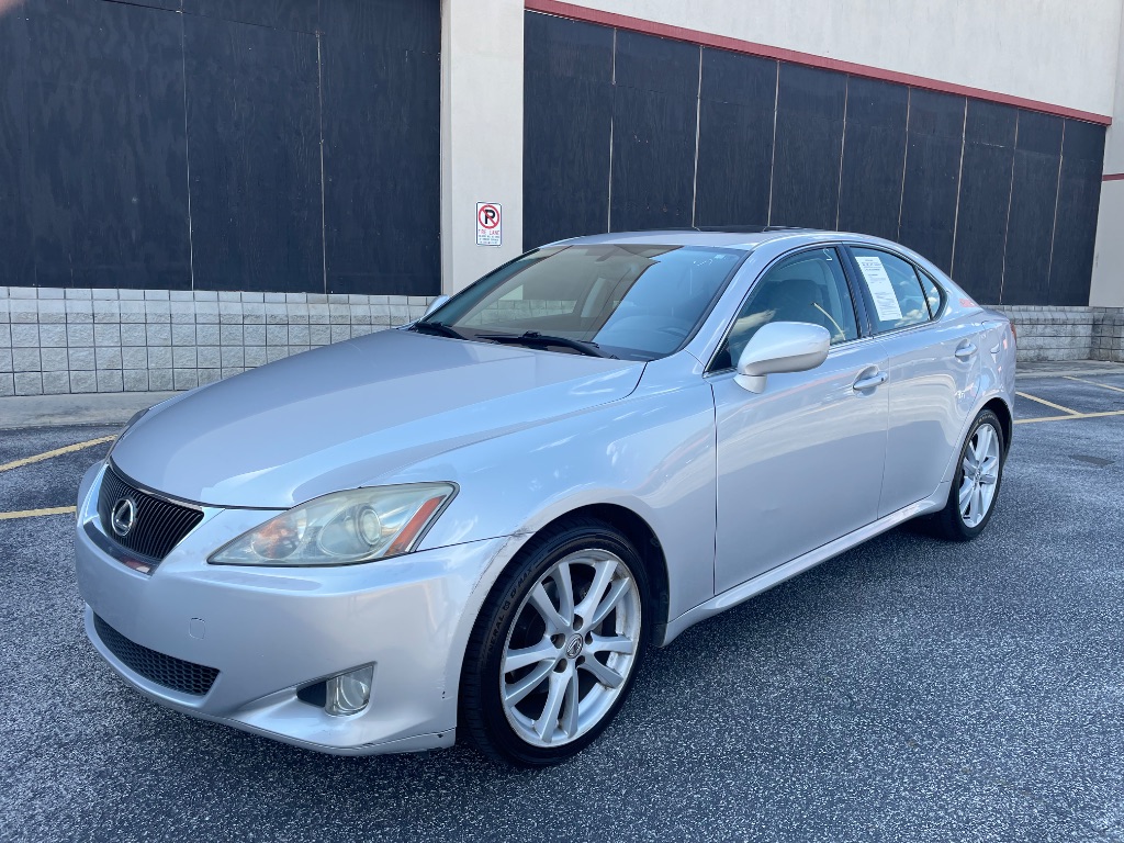 Silver 2007 Lexus IS 250 RWD Sedan Rear-Wheel Drive Manual