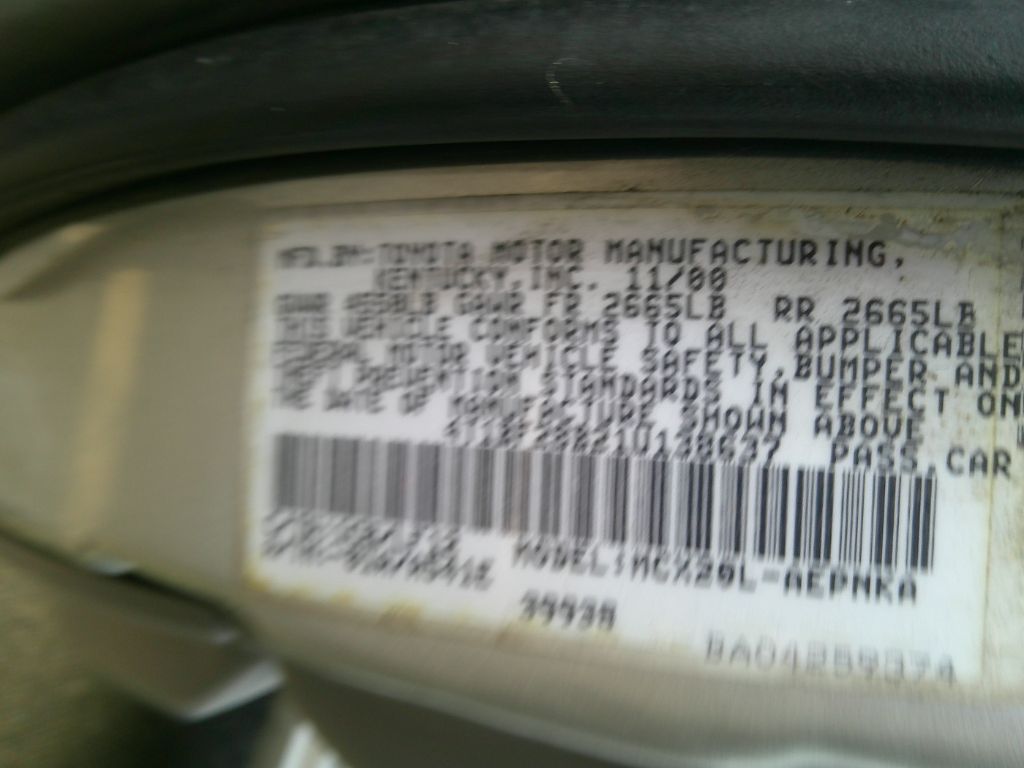 2001 Toyota Avalon XL photo