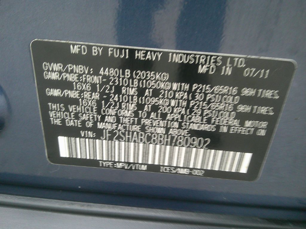 2011 Subaru Forester - $9,997