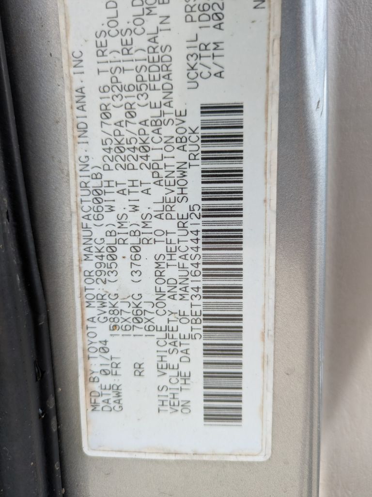2004 Toyota Tundra - $12,997