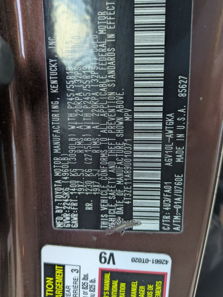 2009 Toyota Venza - $7,497