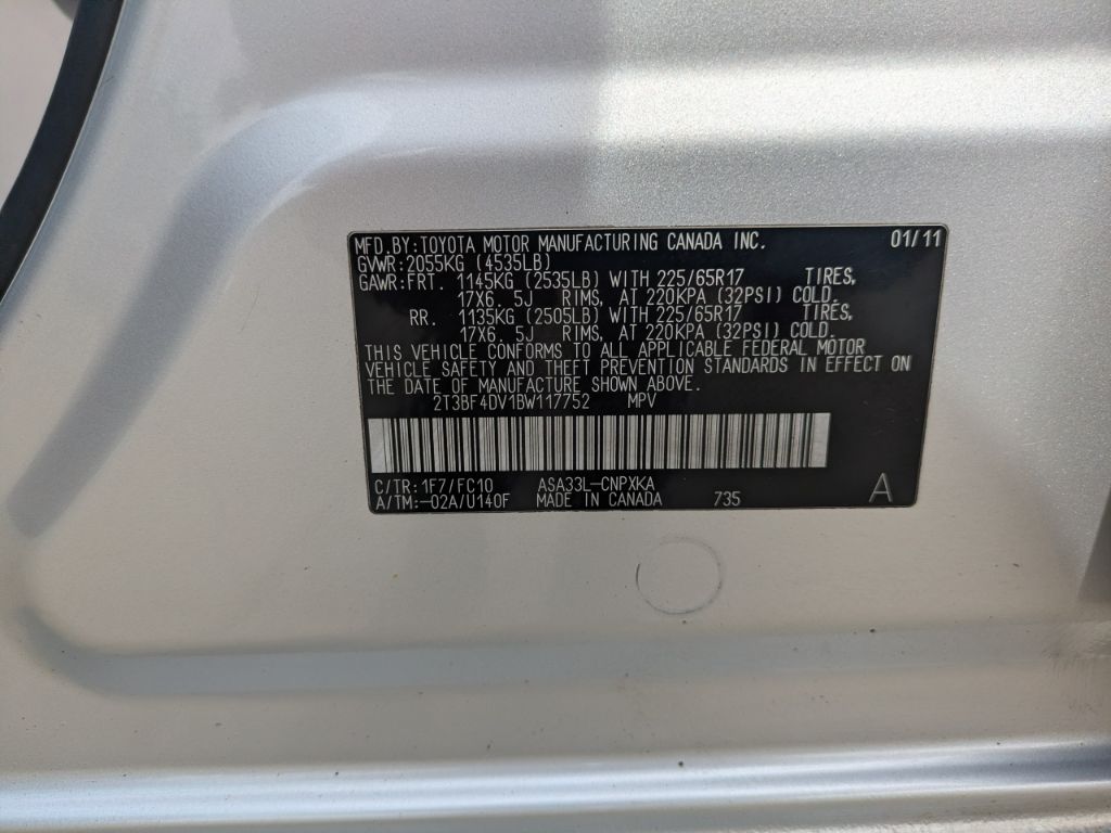 2011 Toyota RAV4 - $8,997