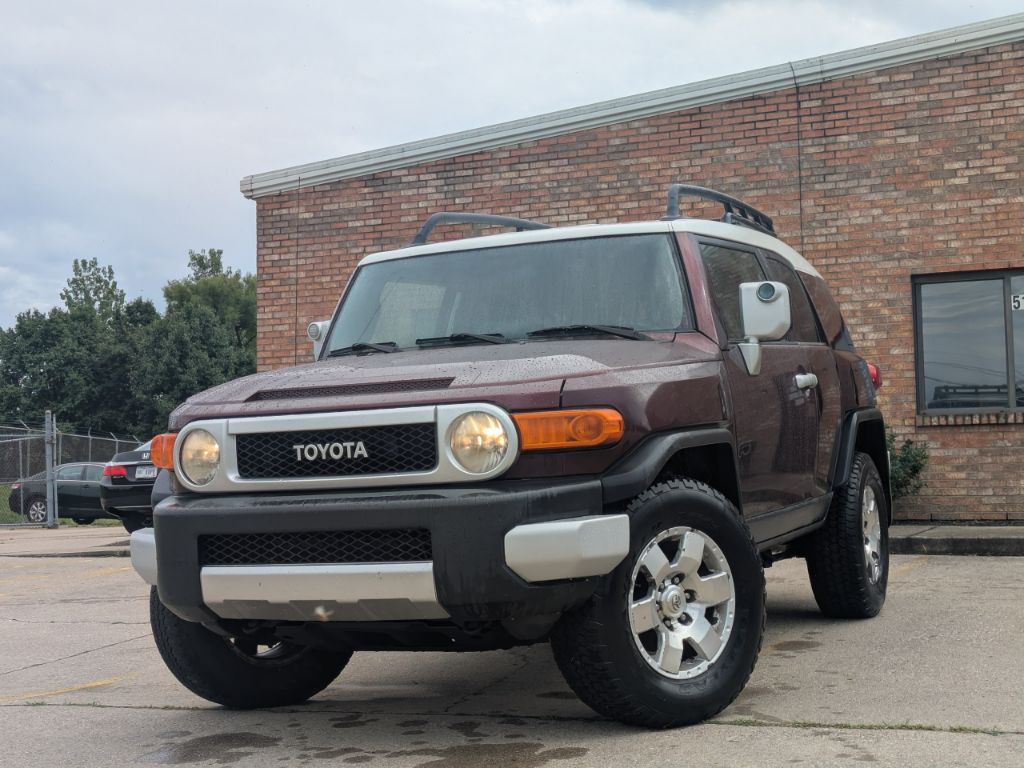 Red (BURGUNDY) 2007 Toyota FJ Cruiser SUV / Crossover Four-Wheel Drive Manual