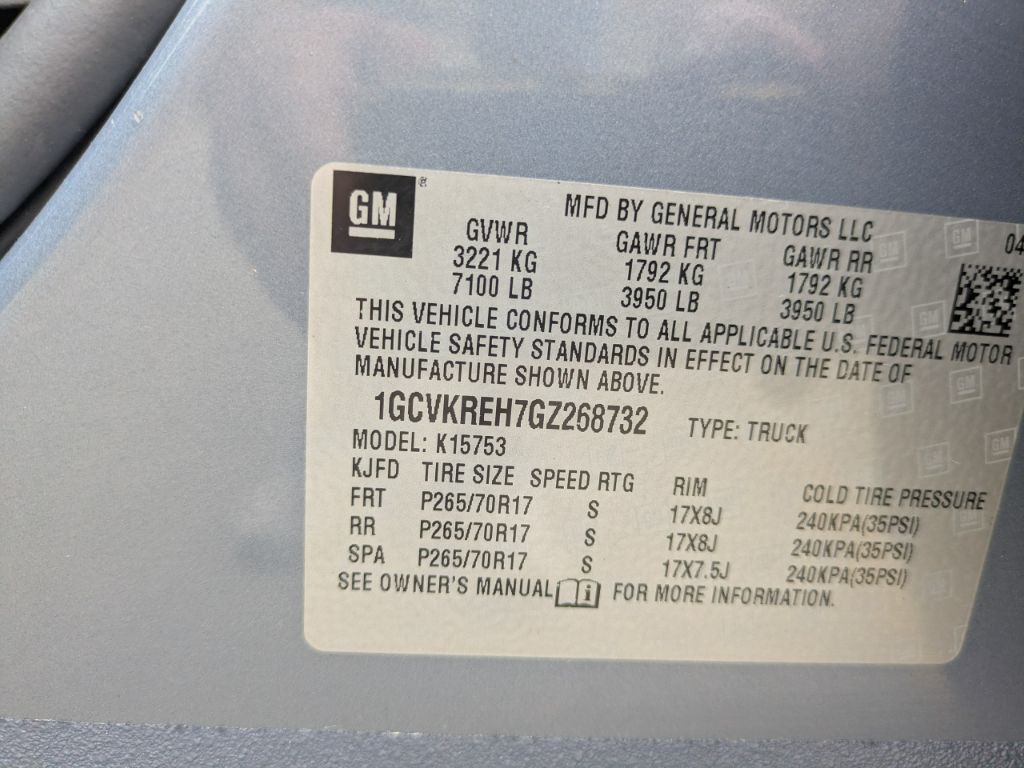 2016 Chevrolet Silverado 1500 - $16,995