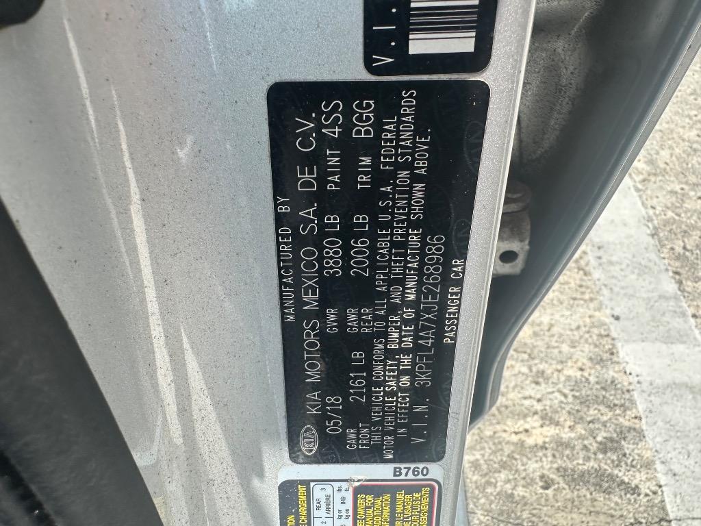2018 Kia Forte - $8,495