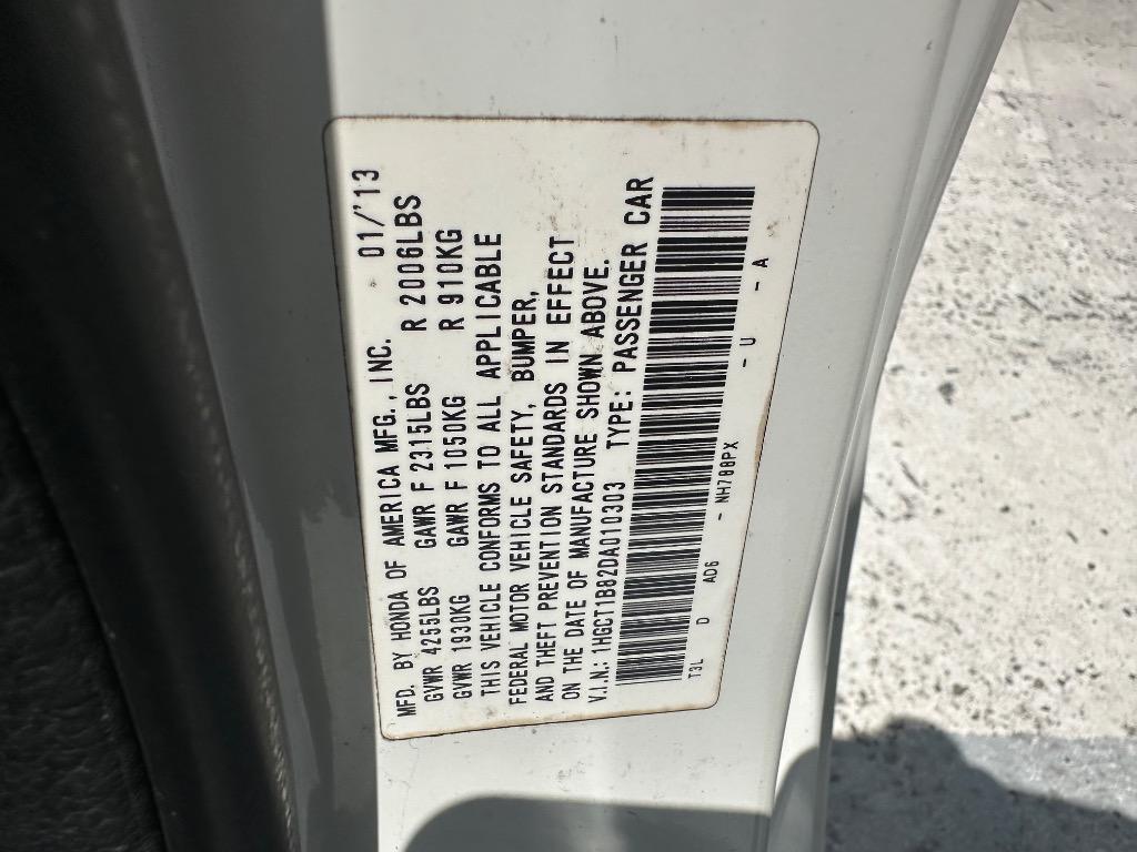2013 Honda Accord - $5,999