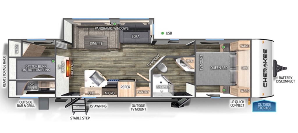 2022 Forest River Cherokee - $20,889
