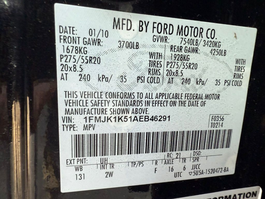 2010 Ford Expedition EL Limited photo