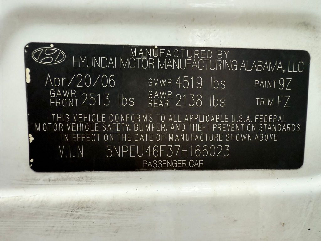 2007 Hyundai Sonata SE photo