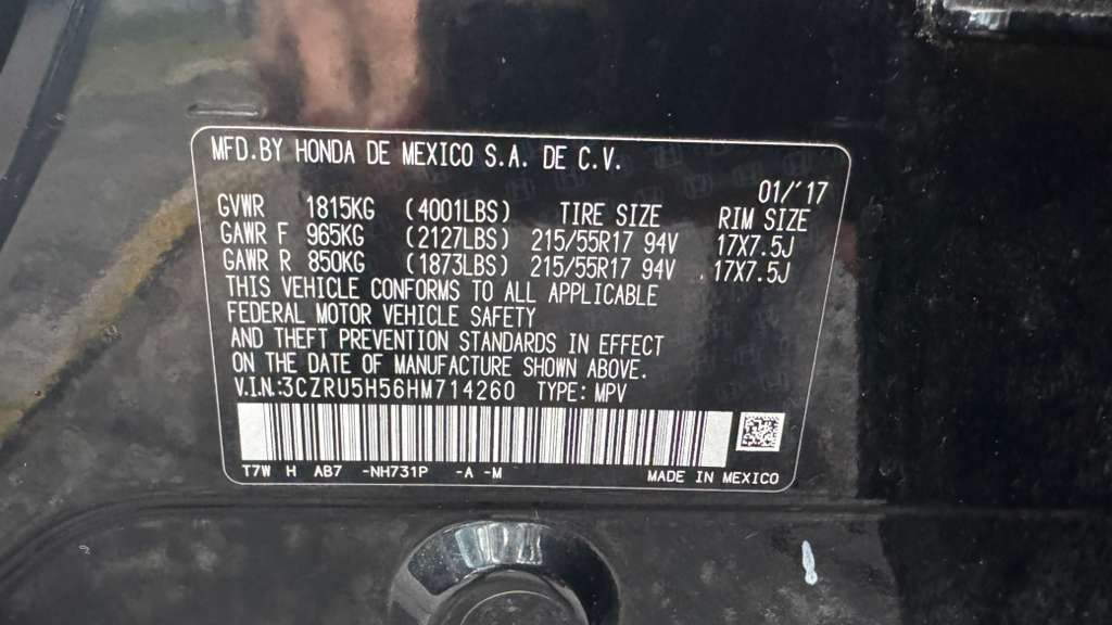2017 Honda HR-V - $7,450