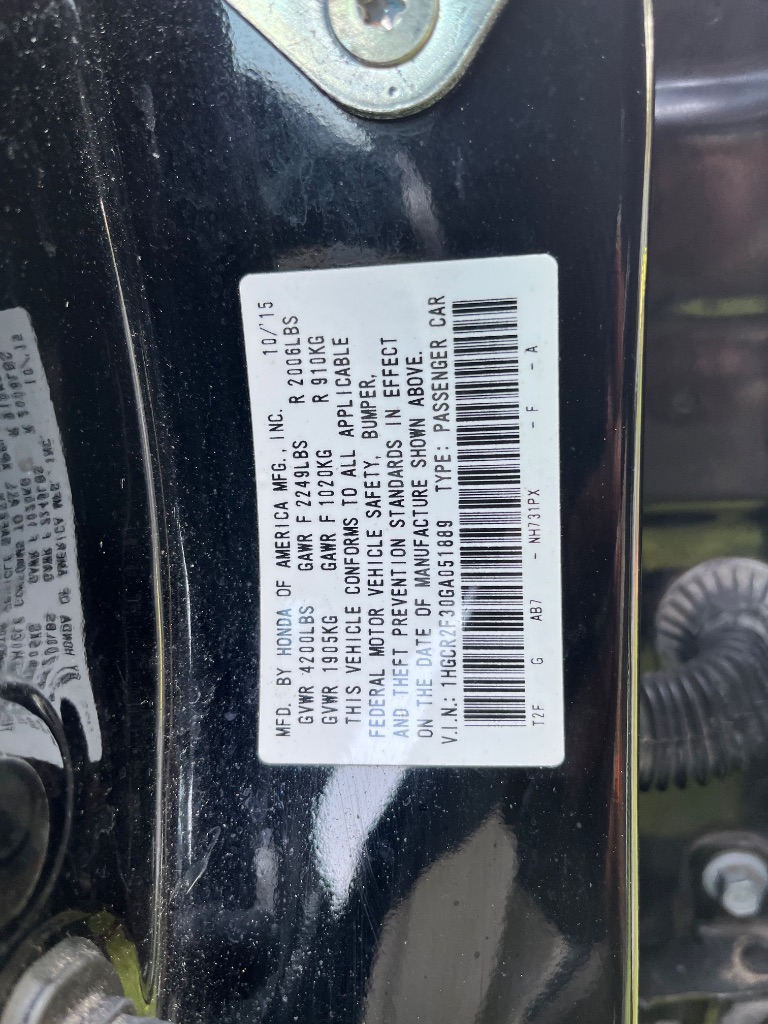 2016 Honda Accord