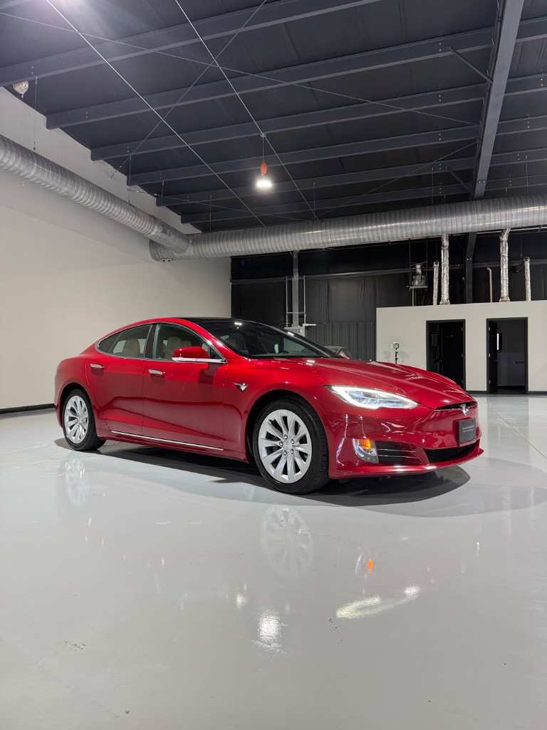 Red 2020 Tesla Model S Long Range AWD Sedan All-Wheel Drive Automatic