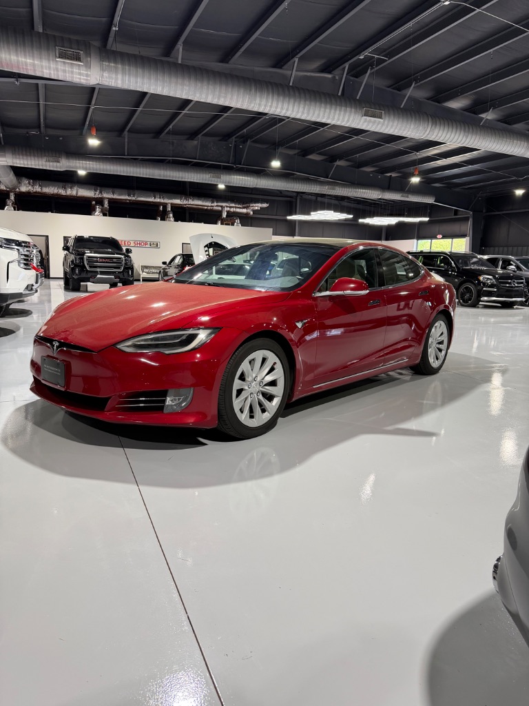 Red 2020 Tesla Model S Long Range AWD Sedan All-Wheel Drive Automatic