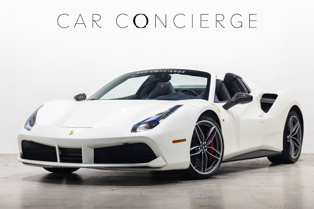 White 2016 Ferrari 488 Spider RWD Convertible Rear-Wheel Drive Automatic
