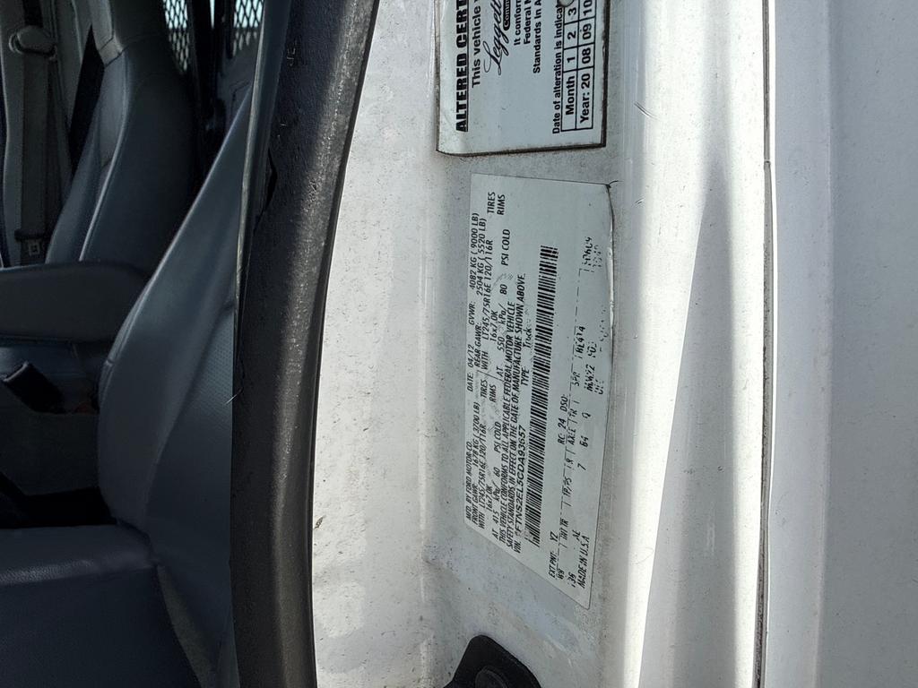 2012 Ford E-250 - $17,500