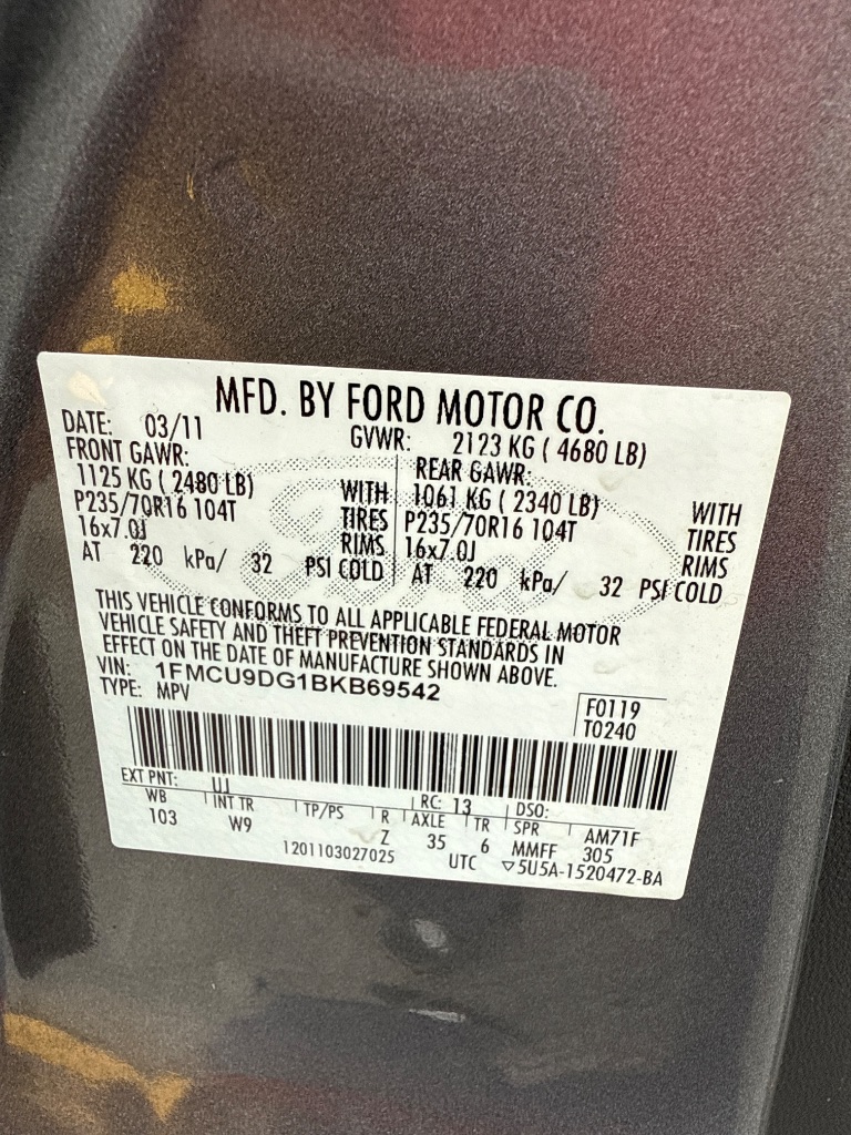 2011 Ford Escape XLT photo