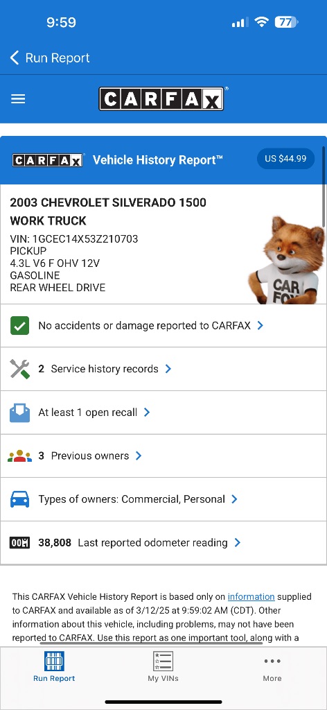 2003 Chevrolet Silverado 1500 photo