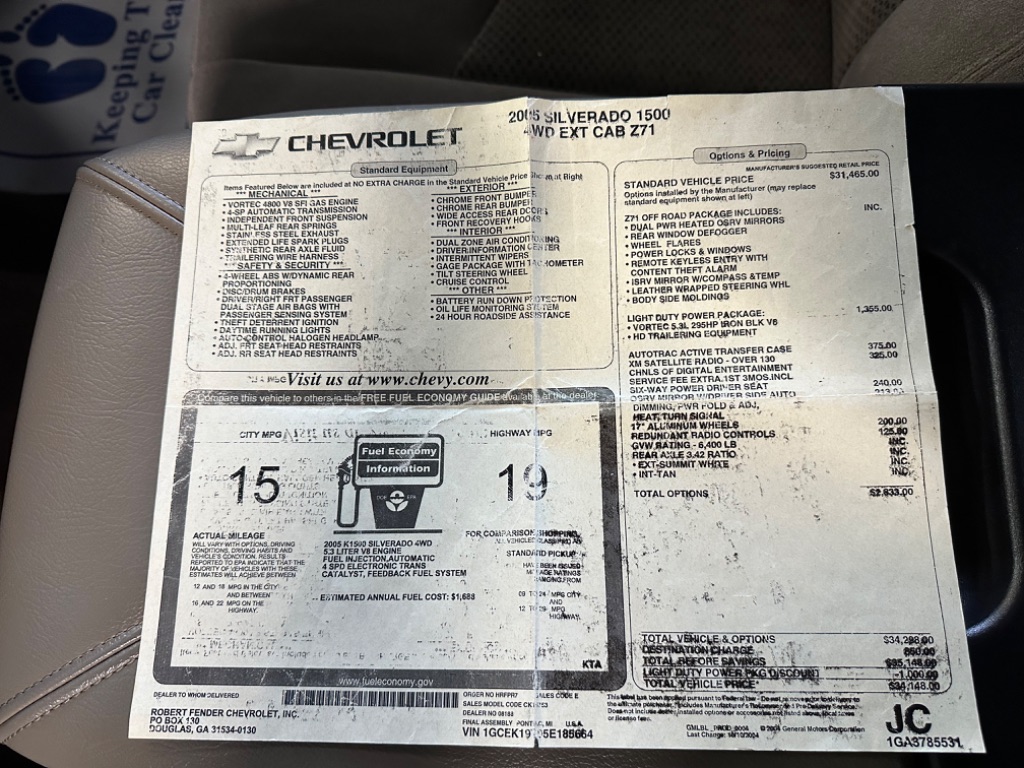 2005 Chevrolet Silverado 1500 Work Truck photo