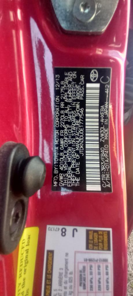 2014 Toyota Prius One photo