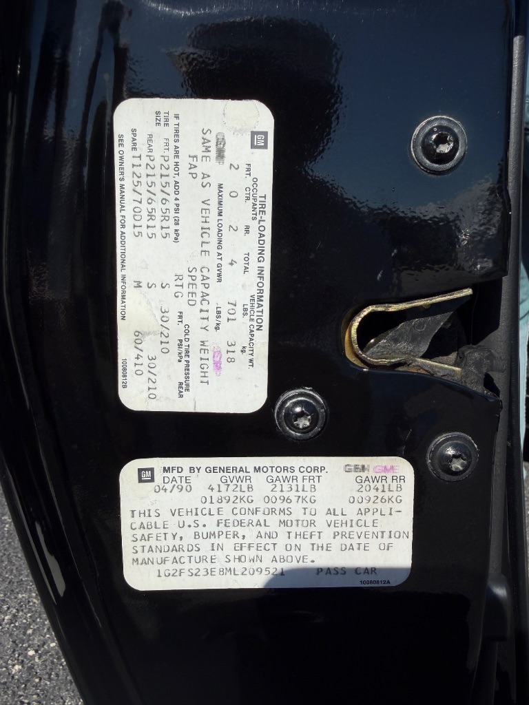 1991 Pontiac Firebird