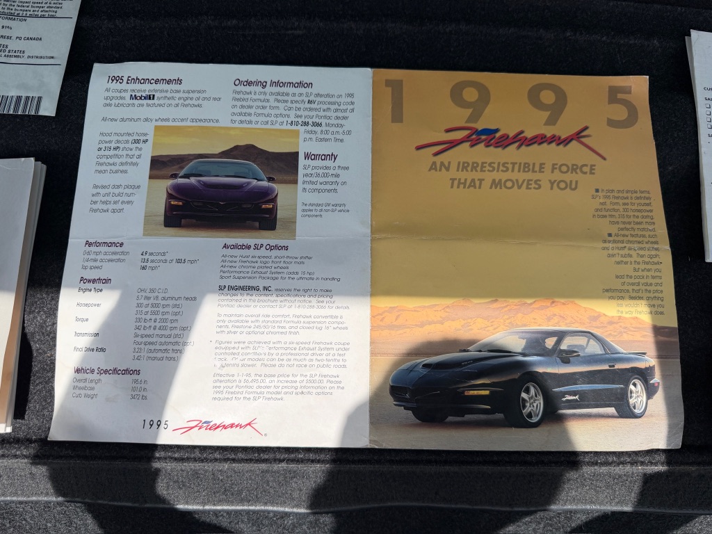 1995 Pontiac Firebird - $24,900