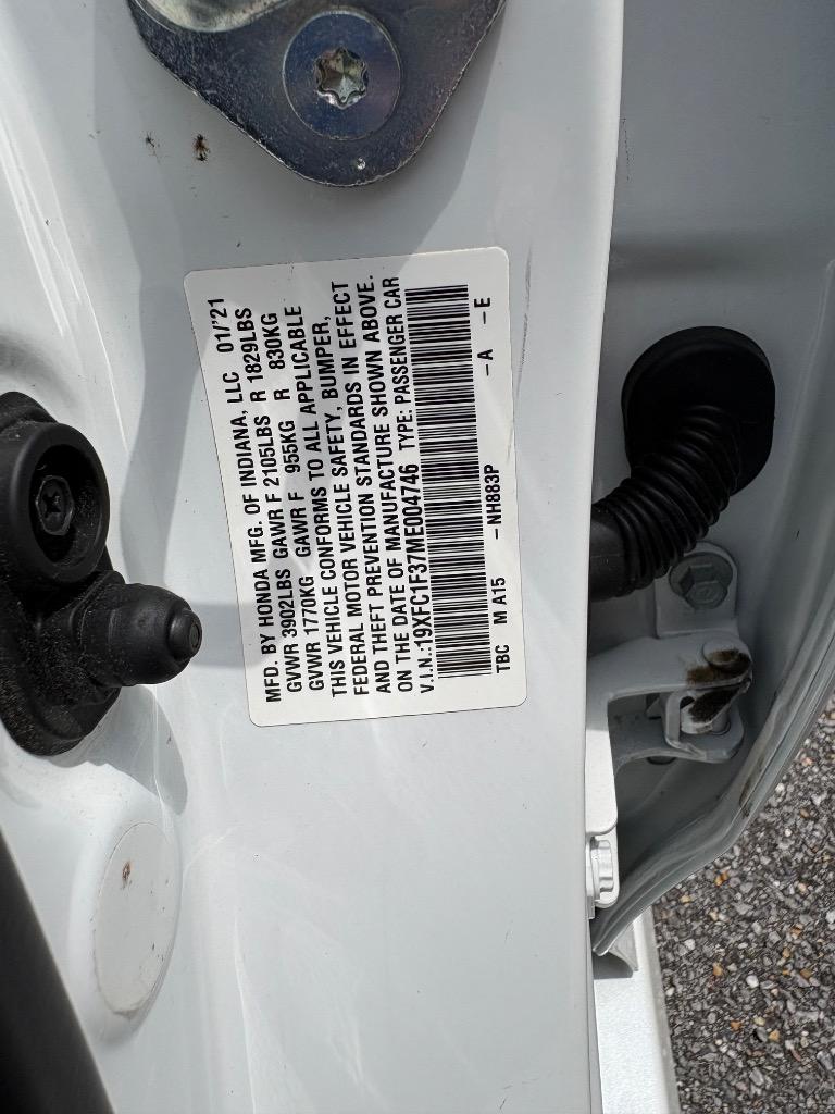 2021 Honda Civic - $17,800