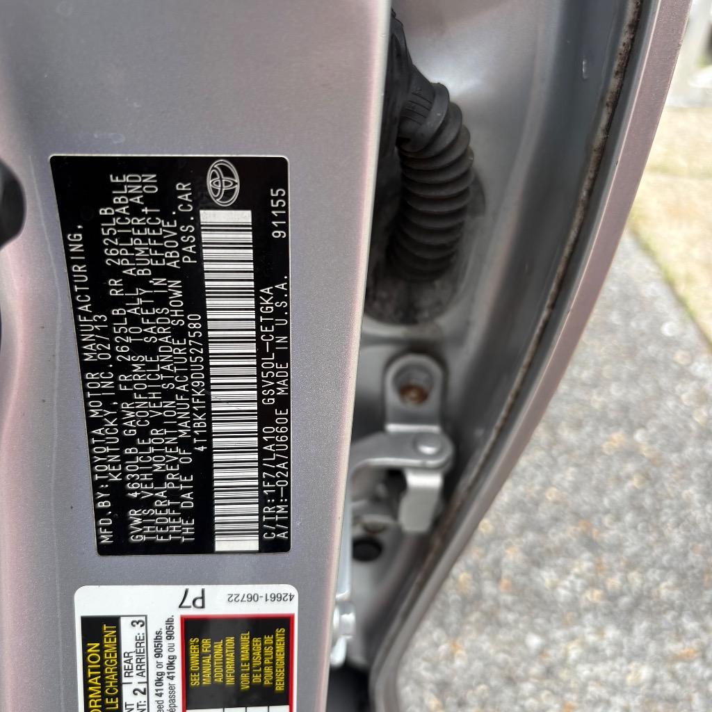 2013 Toyota Camry - $9,995