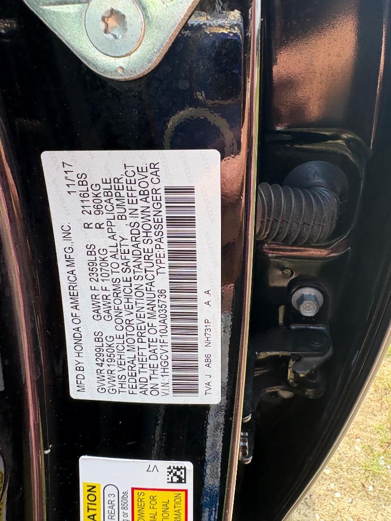 2018 Honda Accord - $15,995