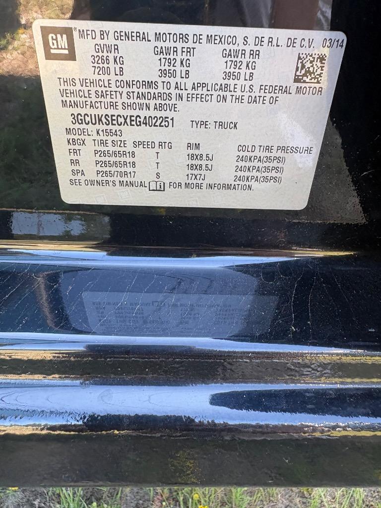 2014 Chevrolet Silverado - $19,500