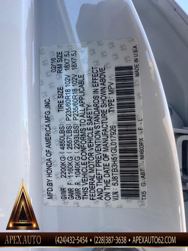 2016 Acura RDX - $16,500