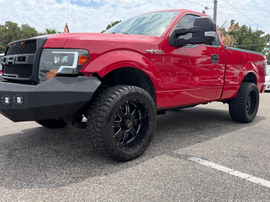 Red 2009 Ford F-150 STX 4WD Pickup Truck Four-Wheel Drive