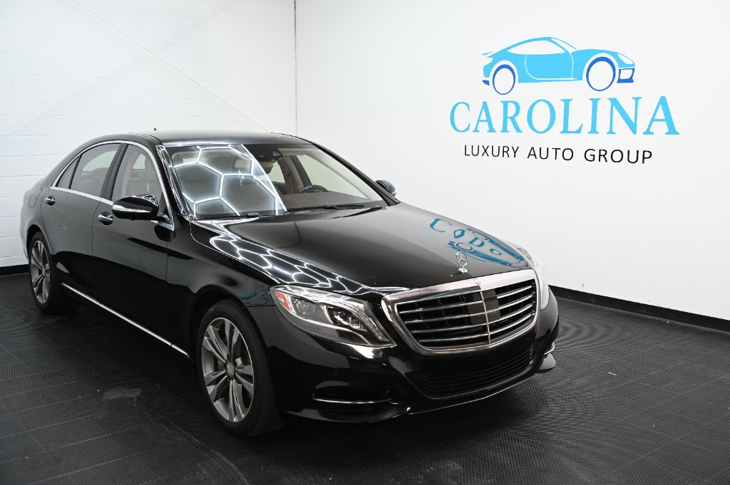 Black 2016 Mercedes-Benz S-Class S 550 Sedan Rear-Wheel Drive Automatic