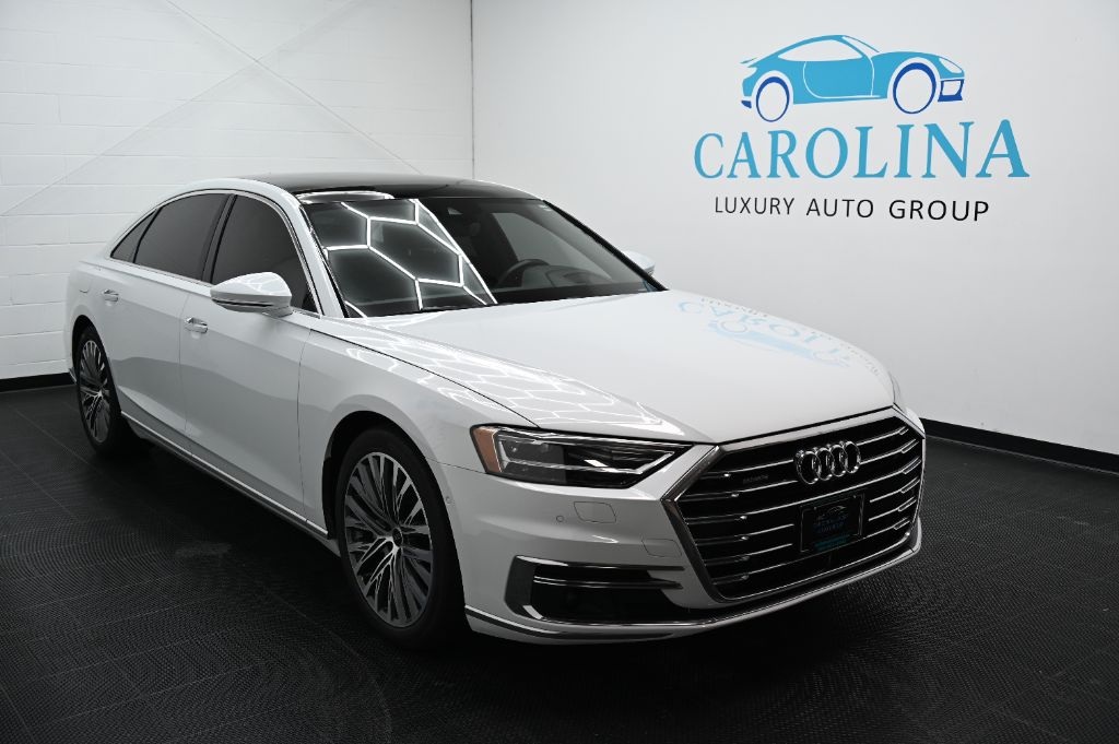 Glacier White Metallic 2021 Audi A8 Sedan All-Wheel Drive Automatic