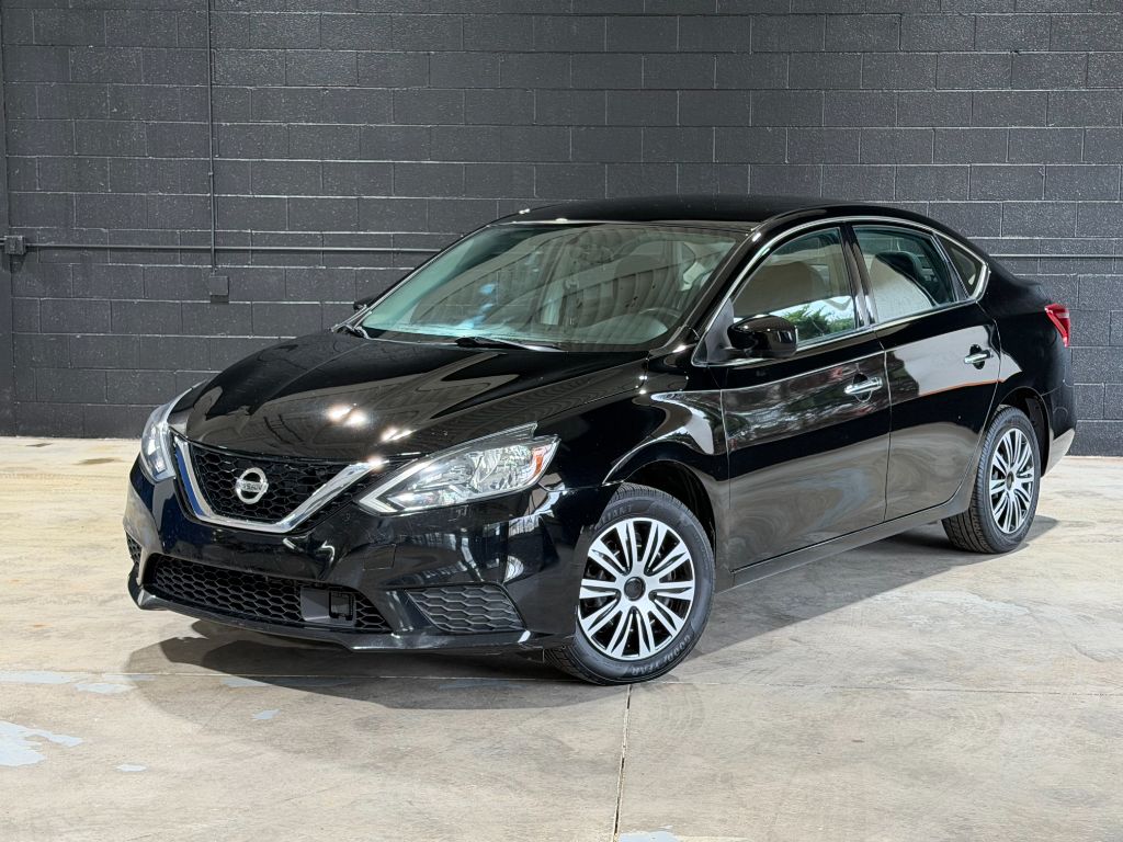 Black 2019 Nissan Sentra S FWD Sedan Front-Wheel Drive Automatic
