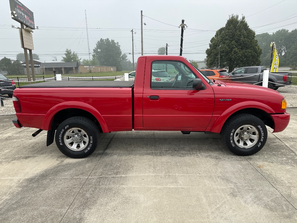 Red 2003 Ford Ranger Pickup Truck Rear-Wheel Drive Automatic