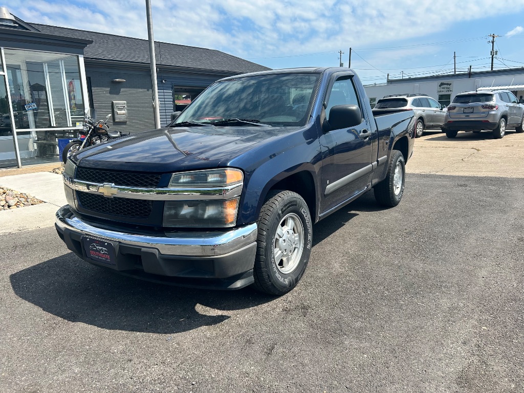 Blue 2007 Chevrolet Colorado LT RWD Pickup Truck Rear-Wheel Drive Automatic