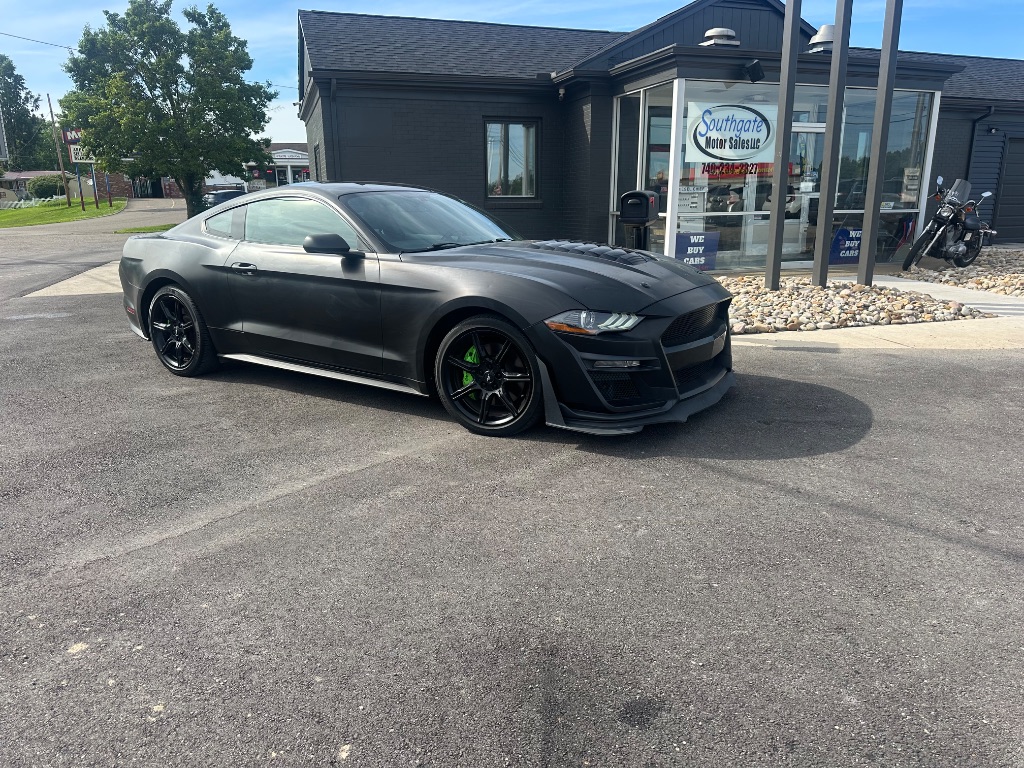 Black 2020 Ford Mustang GT Coupe RWD Coupe Rear-Wheel Drive Automatic