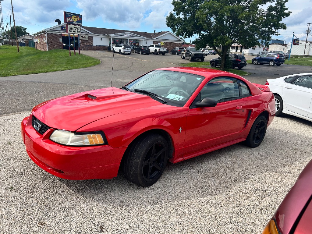 Red 2000 Ford Mustang Coupe RWD Coupe Rear-Wheel Drive Automatic