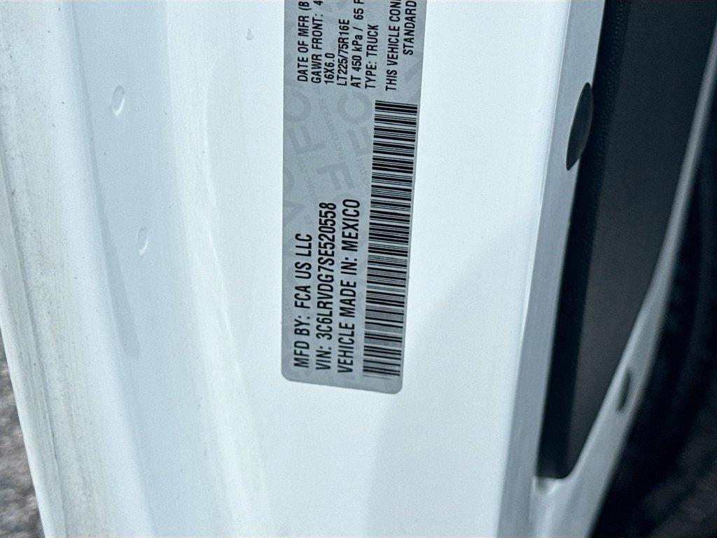 2025 Ram ProMaster 2500 - $25,555