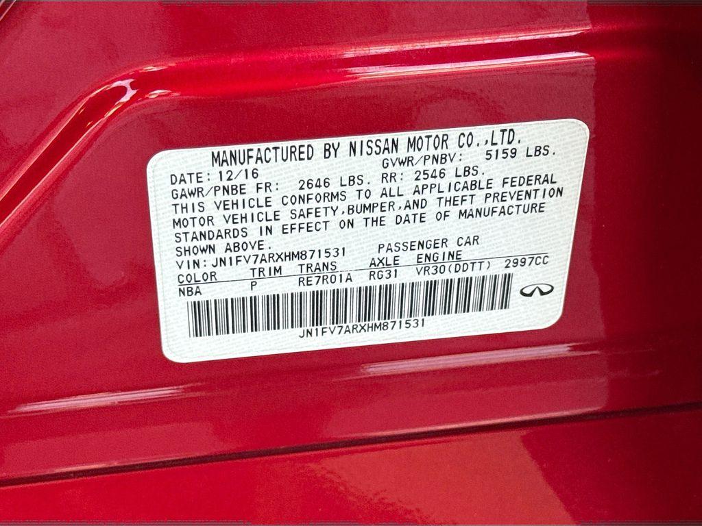 2017 INFINITI Q50 - $22,991