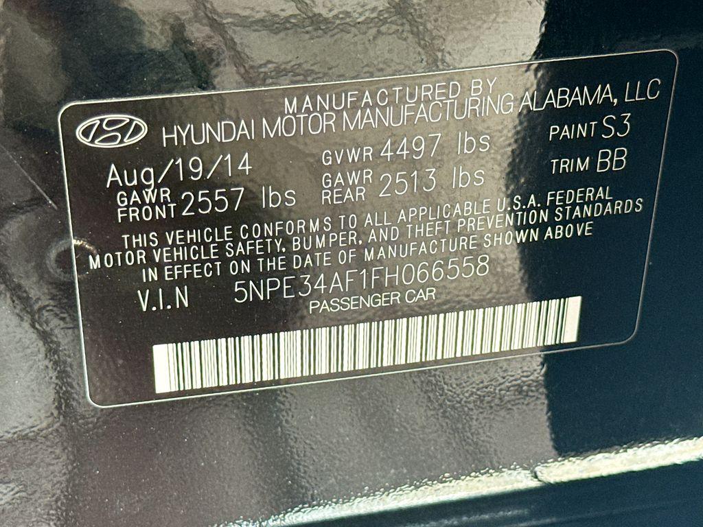 2015 Hyundai Sonata - $11,777