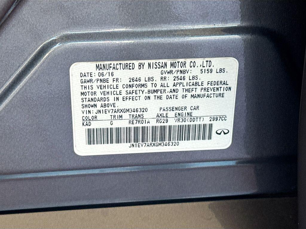 2016 INFINITI Q50 - $14,222