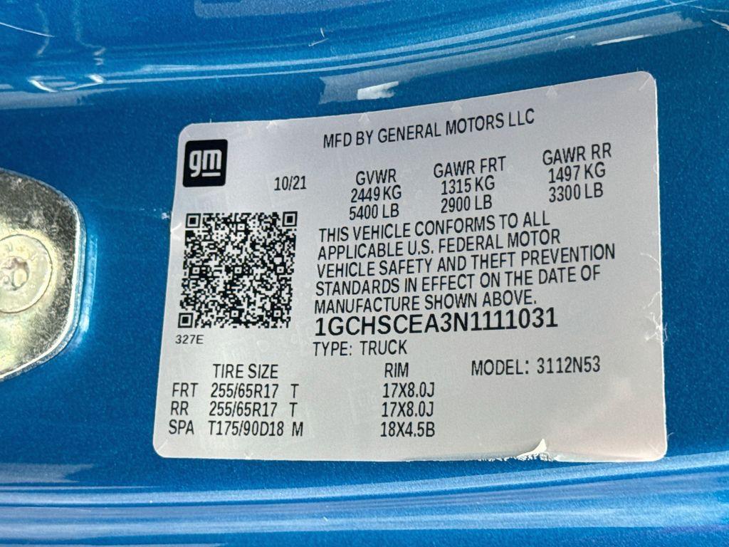 2022 Chevrolet Colorado - $17,555