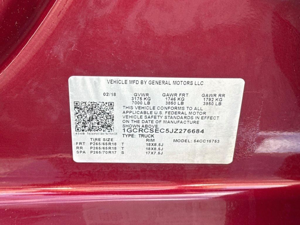 2018 Chevrolet Silverado - $13,999