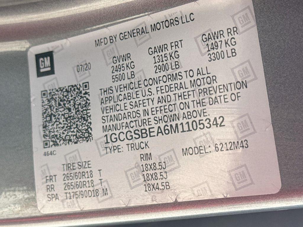 2021 Chevrolet Colorado - $17,999