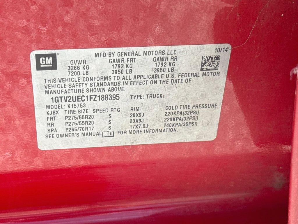 2015 GMC Sierra - $13,999
