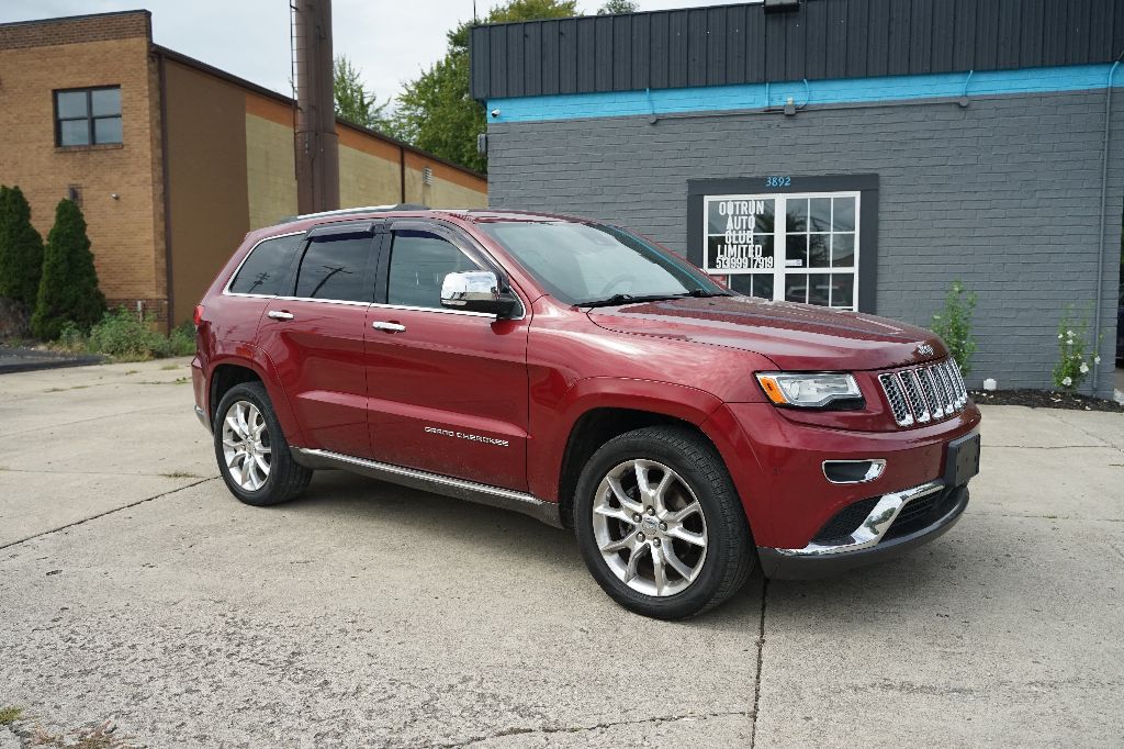 Red 2015 Jeep Grand Cherokee SUV / Crossover Four-Wheel Drive Automatic