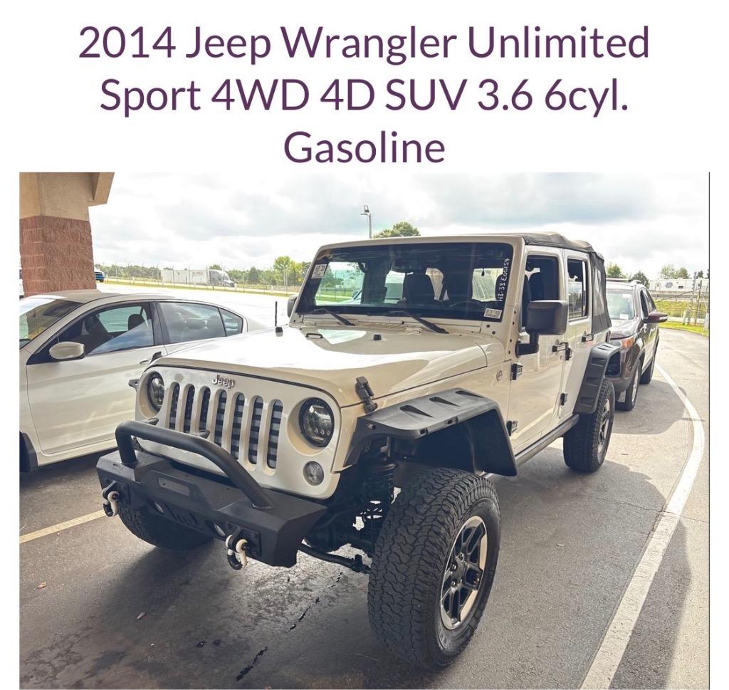 2014 Jeep Wrangler - $14,550