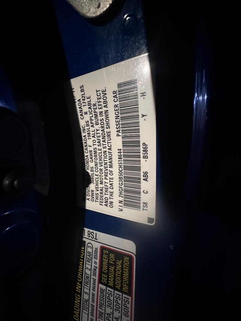 2012 Honda Civic - $7,995